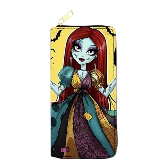 🆕 Tim Burton's The Nightmare Before Christmas, “Sally” Zippered Clutch Wallet - Picture 4 of 8
